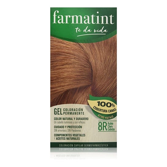 Farmatint 8R blond clair cuivre 135ml