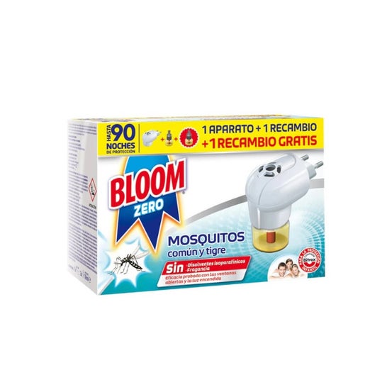 Bloom Zero Dispositif Anti-Moustique + 2 Recharges