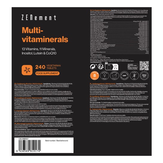 Zenement Multivitaminerals 240comp