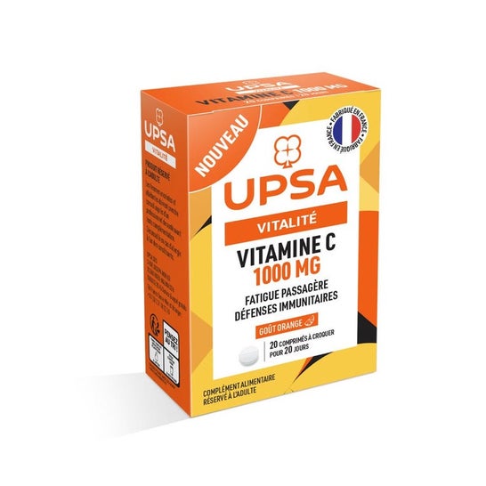UPSA Vitalité Vitamine C 1000mg 2x10 Comprimés