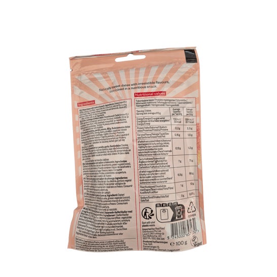 True Dates Dattes Saveur Poire Douce 12x100 g
