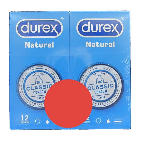 Durex Natural 2x12 Préservatifs