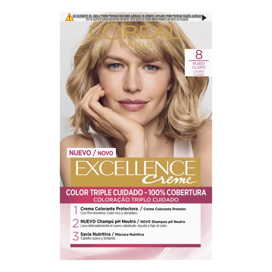 L'Oréal Set Excellence Creme Tint 8 Light Blonde