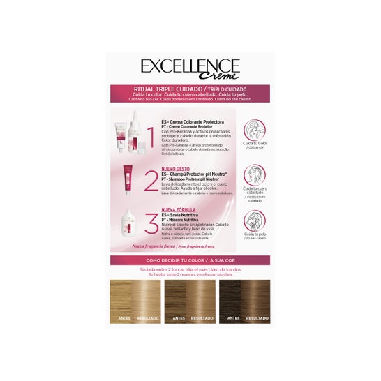 L'Oréal Set Excellence Creme Tint 8 Light Blonde