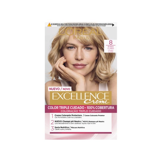 L'Oréal Set Excellence Creme Tint 8 Light Blonde