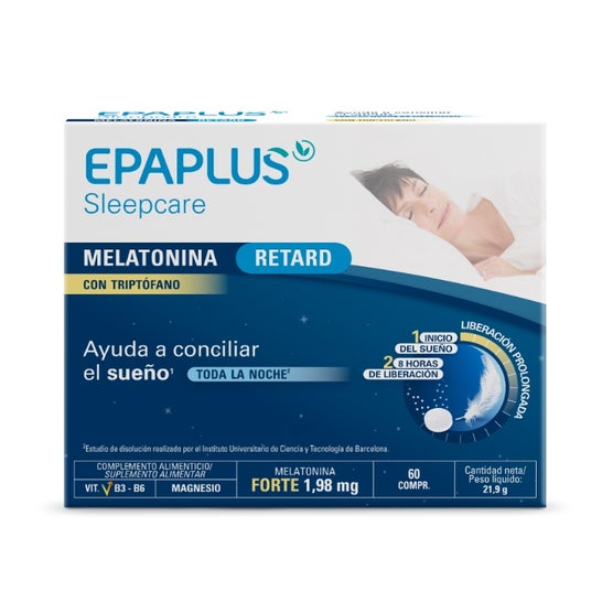 Epaplus Sleepcare Mélatonine Retard 60 Comprimés
