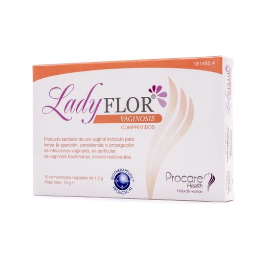Ladyflor Vaginosis 10 Comprimés vaginaux