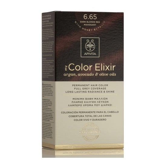Apivita Kit Tinte My Color Elixir 6.65 Rubio Oscuro Caoba