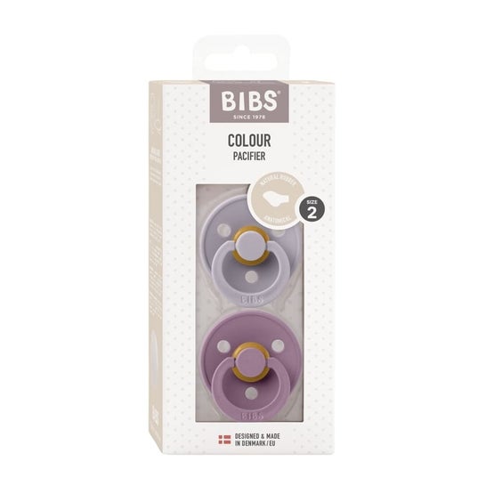 Bibs Anatommic Fossil Grey-Mauve Taille 2 2uts