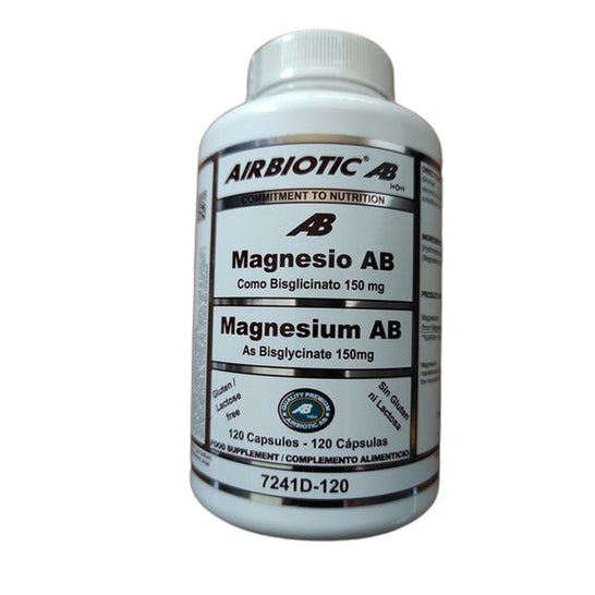 Airbiotic Magnésium Bisglycinate 150mg 120caps