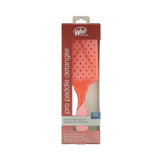 Wet Brush Pro Hydro Tie Dye Paddle Detangler Peach 1 ut