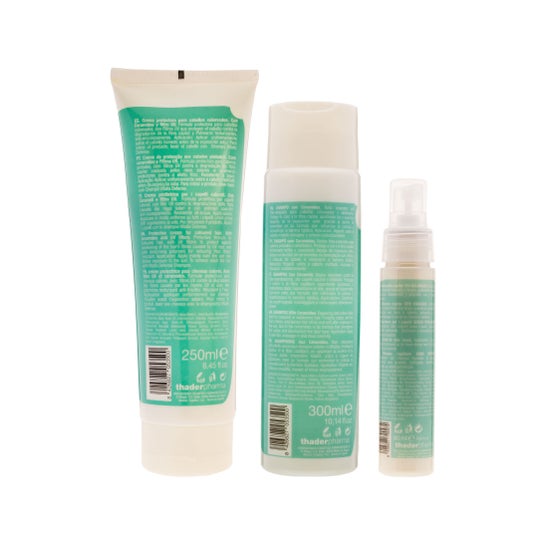Thader Pharma Traitement Solaire Capillaire Crème 250 ml + Shampooing 300 ml + Spray 60 ml