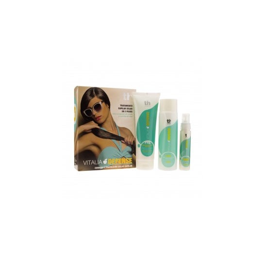 Thader Pharma Traitement Solaire Capillaire Crème 250 ml + Shampooing 300 ml + Spray 60 ml