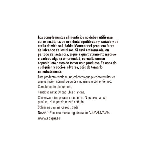 Solgar NutriNano Coq10 3.1x 50 gélules