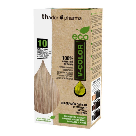 Thader Pharma Kit Eco V-Color Coloration 10 Blond Platine