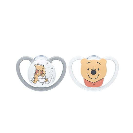Nuk Sucette Space Winnie L'ourson 18-36m 2uts