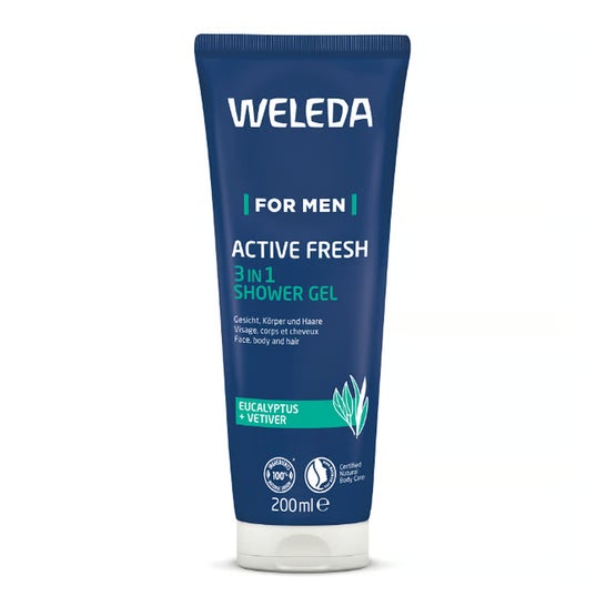 Weleda For Men Gel Douche Active Fresh 3 en 1 200 ml