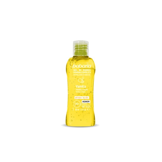 Gel hydro-alcoolique pour les mains Babaria Vanille 50ml