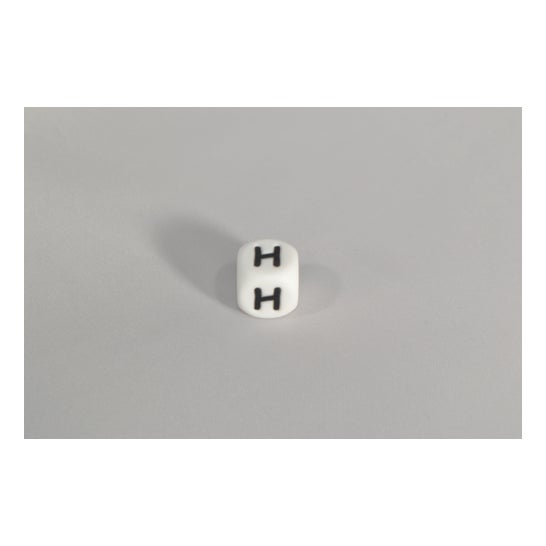 Irreversible Perle Silicone Pour Attache-Sucette Lettre H 1 unité