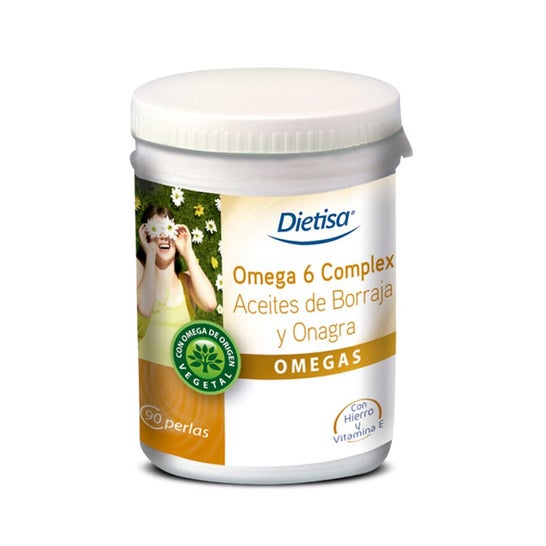 Dietisa Omega 6 Complex Huile de Bourrache et Onagre 90 Gélules