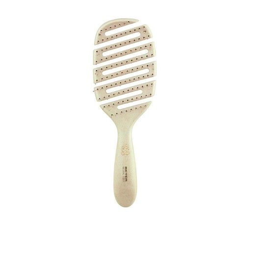 Beter Brosse Squelette Fibre Naturelle Nylon Embouts Beige 1pièce