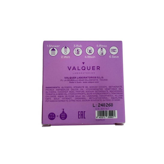 Valquer Champú Sólido 2 En 1 Cebolla 70g