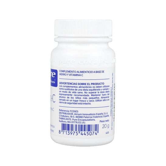 Encapsulations pures C-Fer 60 Caps