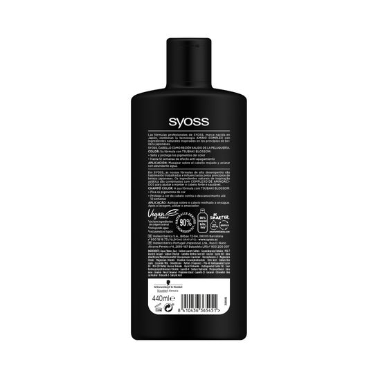 Syoss Shampooin Cheveux Colorés Color Tech 440ml