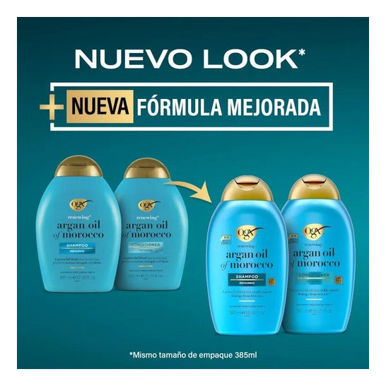 Ogx Après-shampoing revitalisant à l'huile d'argan marocaine 385ml Ogx Après-shampoing revitalisant à l'huile d'argan marocaine 385ml
