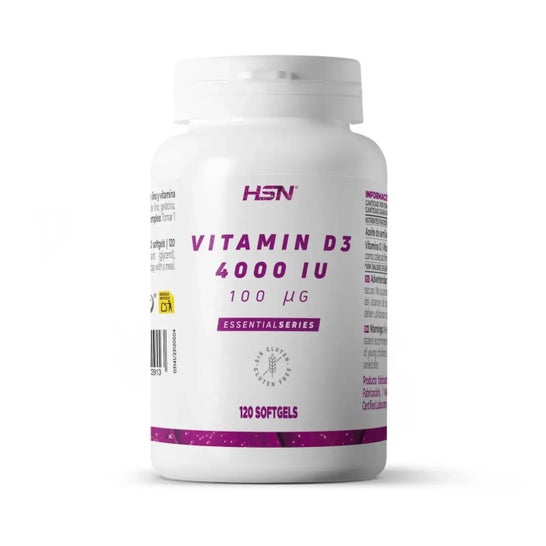 HSN Vitamina D3 4000UI 120 perlas