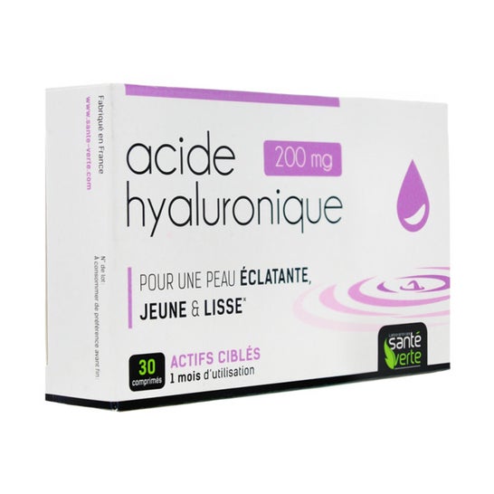 Sante Verte Acide Hyaluronique Collagène Marin 30 Comprimés