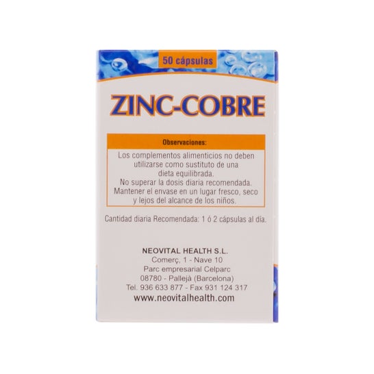 Neo Zinc-cuivre 50caps