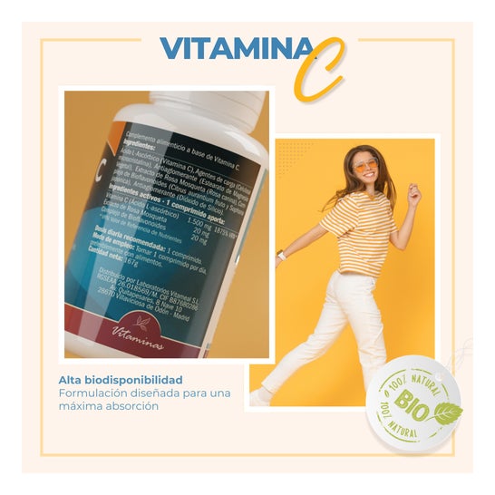 Naturbite Vitamina C 1500mg 90tabs