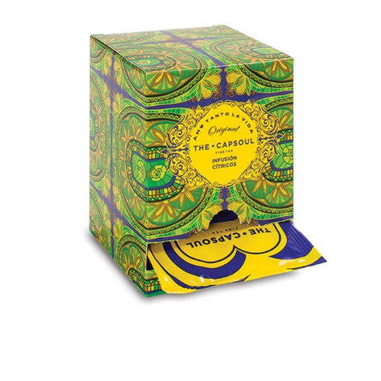 The Capsoul Pyramides Enveloppées Citrus 15uts