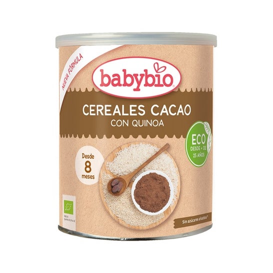 Babybio Céréales Cacao Bio dès 8 mois 220g