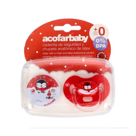 Acofarbaby Winter Soother + Chain Pack