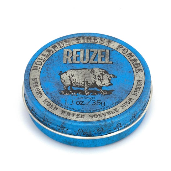 Reuzel Blue Pomade Strong Hold Water Soluble High Sheen 35g