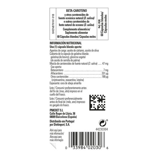 Solgar BêtaCarotène 60 gélules