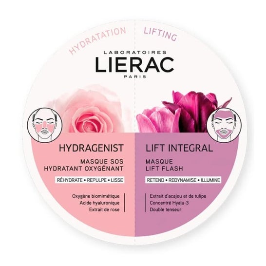 Lierac Hydragenist & Lift Integral Masques 2x6ml