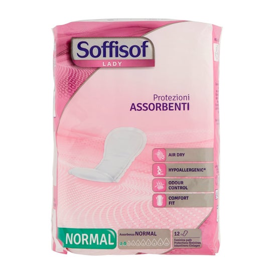 Soffisof Lady Absorbent Protectors Normal 12uts