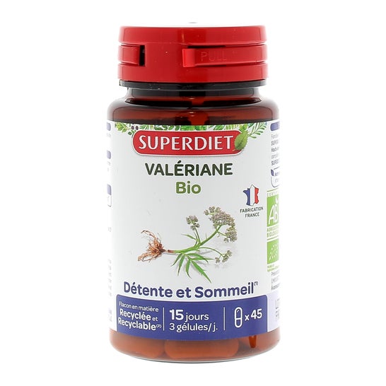 Superdiet Valériane Bio 45caps