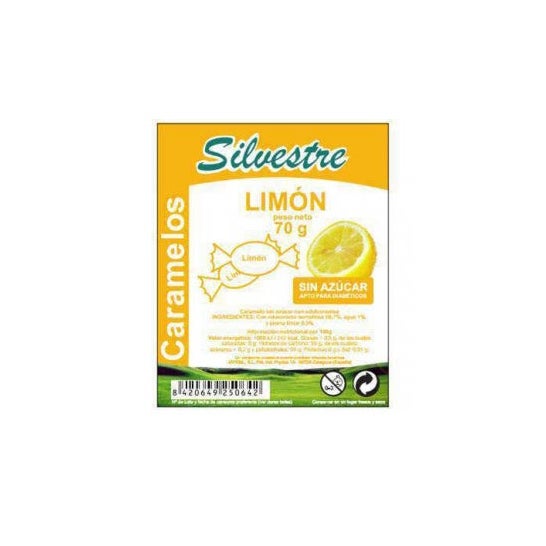 Silvestre Caramelo Limon S/azu 70g *