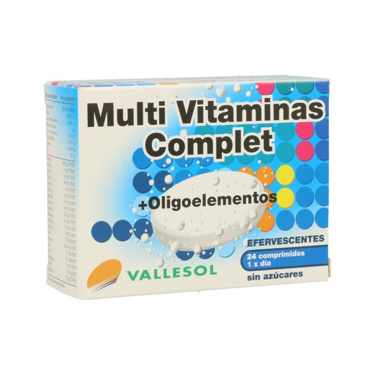 Vallesol Multivitamines et oligo-éléments 24comp