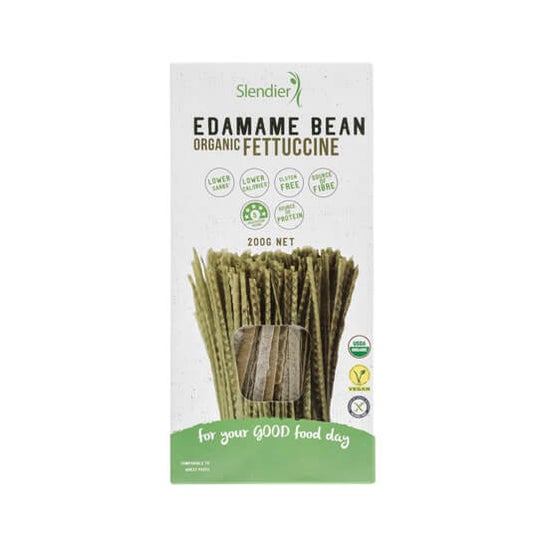 Slendier Edamame Bean Organic Fettuccine Bio 200g
