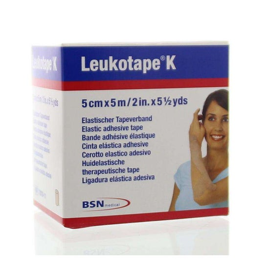 Leukotape K Neuro Muscular Tecnical Bandage Vnm beige 5 Cm X 5 Cm X 5 C