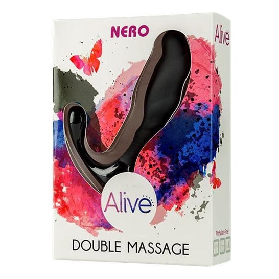 Alive Nero Double Masseur Anal & Prostatique 1ut