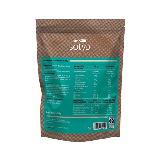 Sotya Lécithine de Soja Granules 600g
