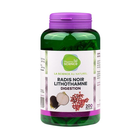 Pharmascience Radis Noir & Lithothame 200 Gélules
