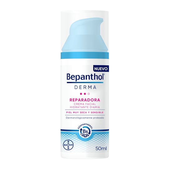 Bepanthol Derma Crème Visage Hydratante Réparatrice 50ml
