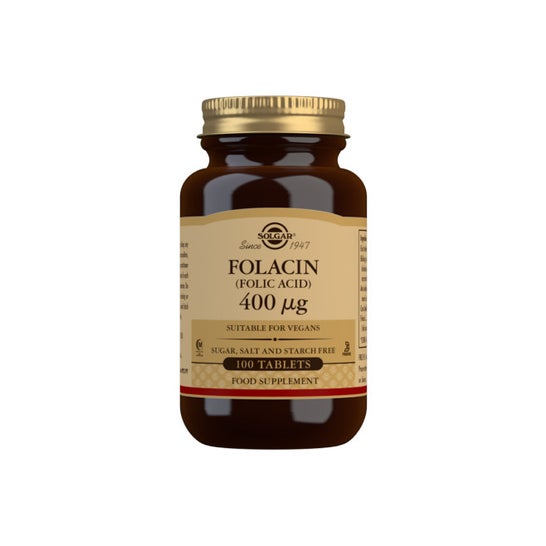 Solgar Vitamine B9 Acide Folique 400mcg 100 Comprimés